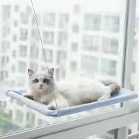 Hamaca colgante para cama de gato, soporte cómodo para asiento de ventana soleada, marco de escalada para gatito, accesorios para mascotas, 20Kg - details 4