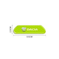 Pegatinas Reflectorizantes Para Puertas De Seguridad 4pcs Para Dacia Duster Logan MCV Sandero Stepway Dokker Lodgy Advertencia De Apertura - details 5