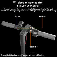 Lámpara De Señal De Giro LED Para Patinete Eléctrico Xiaomi MI3 M365 1S Pro2 Modificada Con Control Remoto Inalámbrico Y Recargable USB - details 1