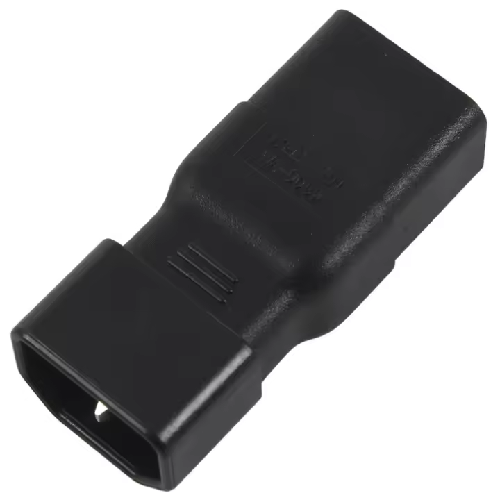 Adaptador de alimentación PDU UPS IEC macho C14 a hembra C19, conector IEC C19 a C14 - 1