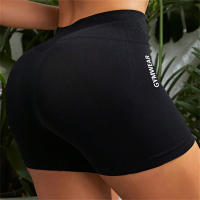 Shorts De Yoga Para Mujer De Color Sólido Y Elasticidad Alta Sin Costuras Transpirables Y Cómodas Para Correr En Primavera - details 1