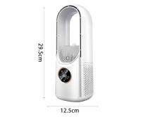 Ventilador USB sin Aspas, aire acondicionado, humidificador, Selección de 6 velidades, Diseño de Control Táctico, habitación, oficina (color: Blanco) - details 0