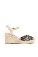 Lyla Wang alpargatas cuñas altas de espartos con plataforma mujer diseño trenzado - details 15