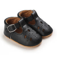 Zapatos Para Bebé Recién Nacidos Niñas Clásicos Corazón De Goma Antideslizante PU Vestido Primera Caminadora Zapatos De Cuna - details 10