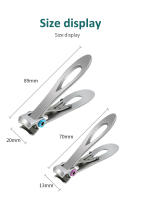 Tijeras De Uñas De Acero Inoxidable De Alta Calidad Cortador Y Afeitadora Para Manicura Herramientas Para Uñas De Pie Y Mano Resistentes Y Duraderas - details 7