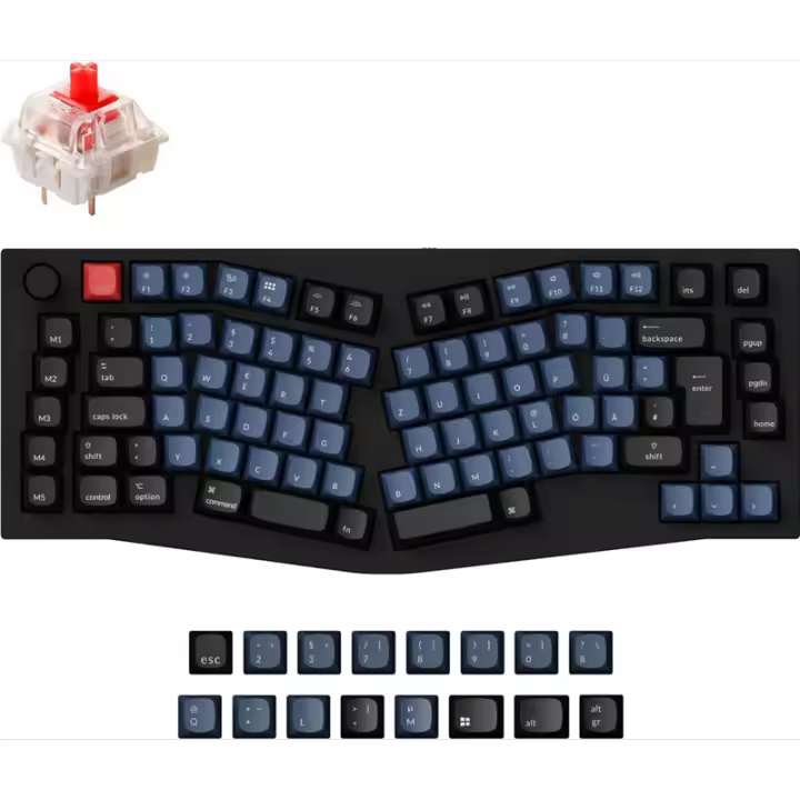 Keychron Q10 ISO-ES RGB Gateron Mechanical G Pro Rojo - 1