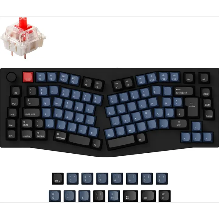 Keychron Q10 ISO-ES RGB Gateron Mechanical G Pro Rojo - 1