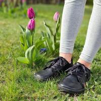 Zapatillas Casuales HOBIBEAR Para Hombres Y Mujeres Con Dedo Ancho Y Cero Bajada Zapatillas De Piel Sintética Ligera Para Caminar - details 6