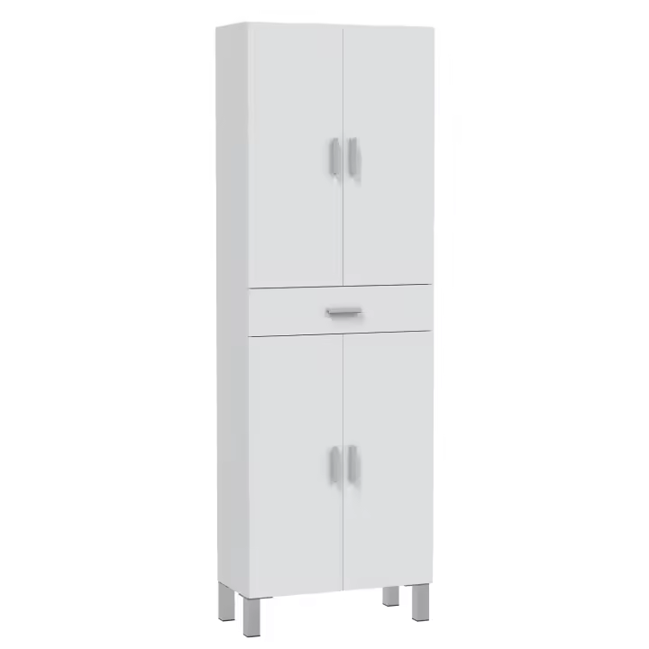 VS Venta-Stock Columna Alan 4p 1c Blanco Brillo 60x29x182cm - 1