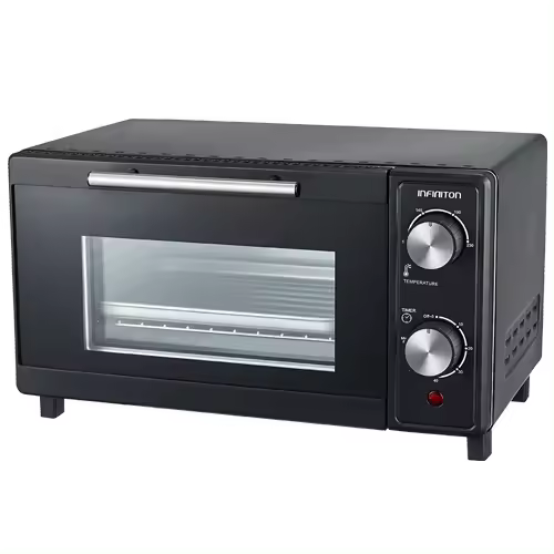 Horno de Sobremesa Infiniton HSM-71N91 9L | 600W, Temporizador 60 Minutos, Puerta Fría, Temperatura Ajustable 100-230ºC - 1