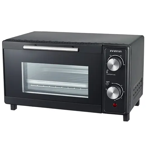 Horno de Sobremesa Infiniton HSM-71N91 9L | 600W, Temporizador 60 Minutos, Puerta Fría, Temperatura Ajustable 100-230ºC - 1