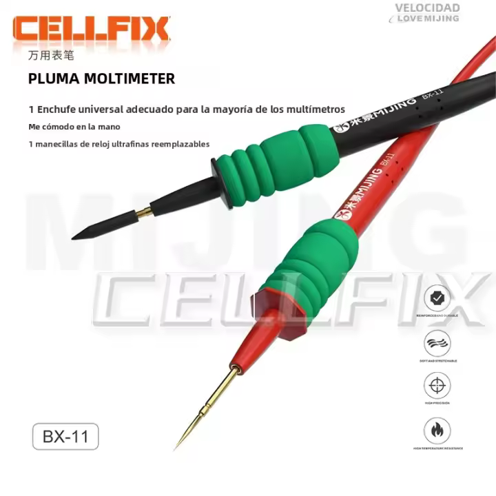 Mijing BX-11 Pluma Multímetro De Precisión Alta Con Puntero Digital Y Punta Extra Fina Y Dura Para Detectar Tensiones Universales Herramienta De Medición Universal - 1
