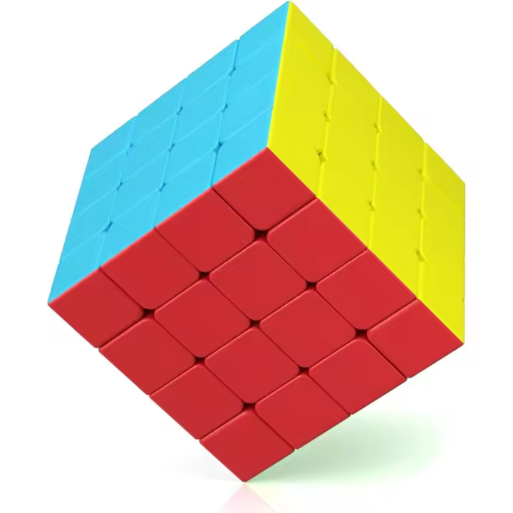 Cube de velocdad 4x4: Round y rapid: Fuerte, duradero y sin pegatinas, Gira más rápido que el Original (4x4x4) - 1