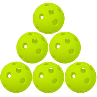 Bolas De Padel Para Entrenamiento Y Práctica De Indoor Pickleball Con Agujeros 26 Huecos Bola Deportiva De Plástico Hollow Para Juego Y Aire - details 2