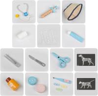 Juego De Película De Médico En Madera Para Niños Juguetes Educativos De Aprendizaje Temprano Y Sensoriales Kit De Médico Con Maletín - details 4