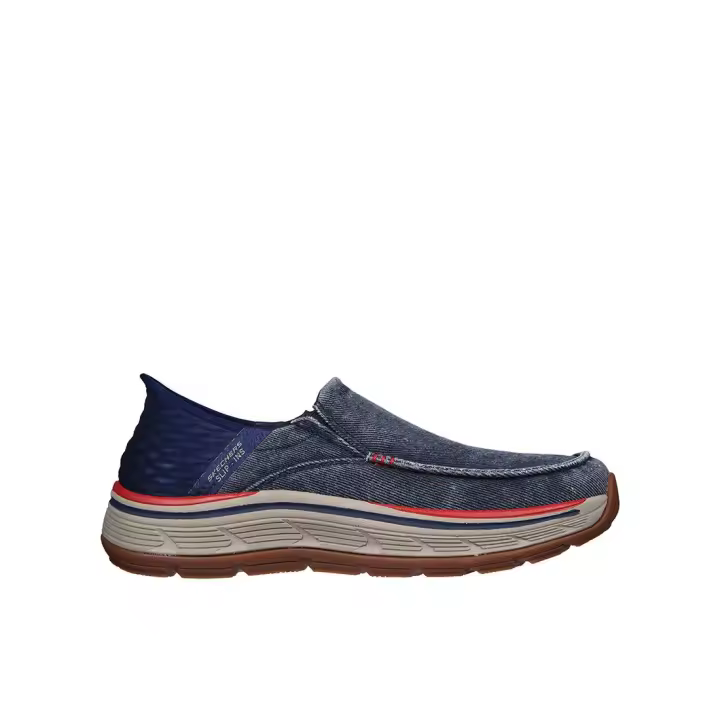 Skechers 204839_NVY Mocasines deportivos para hombre azules en textil 81681 - 1