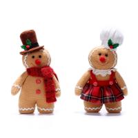 Nueva Figura De Navidad 2024 Muñeco De Galleta De Azúcar En Resina Decoración Europea Y Americana Adorno De Peluche En Miniatura - details 4