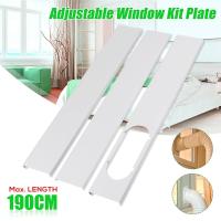 Kit De Ventana Portátil 1/2pcs Adaptador Ajustable Con Protector De Viento Y Conector De Tubo Para Aire Acondicionado Accesorios De Succión De Escape - details 2