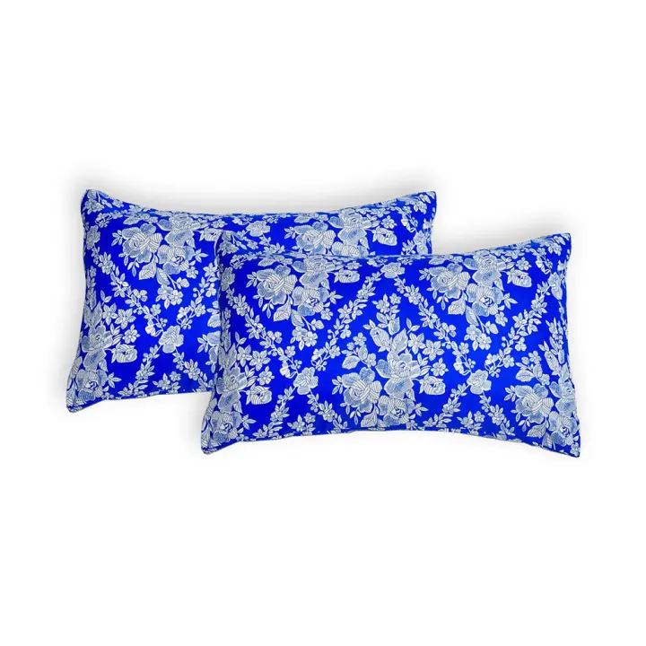 Textilwi - Funda de Almohada Estampada con Cierre de Cremallera,Juego de 2 Fundas Almohada 100% Microfibra,Transpirable y Suave. - 1