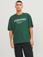 Jack & Jones hombre Camiseta de Algodón Regular Fit - Amplio Mod JJGALE Logo estampado Moda Casual Informal REF 247782 - details 5