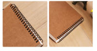 Cuaderno Blanco A5 A6 Con Espiral Dibujo Graffiti Diario De Viaje 50 Hojas Suministros Escolares Estaciónery Coreano Kawaii - details 3