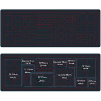 Organizador De Destornilladores Portátil Caja De Almacenamiento De Herramientas Plásticas Para Destornilladores Hex Y Cruz RC Kit De Herramientas - details 5