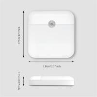 Lámpara Nocturna LED Con Sensor De Movimiento Recargable Para Dormitorio Cocina Escaleras Pasillo Armario Iluminación USB Rectangular - details 4