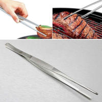 Pinzas De Barbacoa Multifuncionales Acero Inoxidable Pinza Para Alimentos Utensilios De Cocina Churrasco Tweezers Herramienta De BBQ Para Buffet - details 0