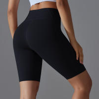 SSITO Pantalones cortos con bolsillos para Gimnasio y Yoga, pantalones cortos de secado rápido para trotar, entrenamiento de Cycling activo, Pantone cortos de Gimnasio para entrenamiento, Fitness, High Belt - details 10
