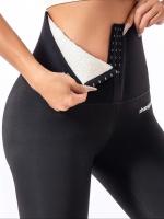 Leggings De Fleece Para Mujer Con Aumento De Cintura Y Levantamiento De Glúteos Talla Grande Hasta 240 Libras Pantalones De Yoga De Cintura Alta Comodidad Y Estilo - details 0