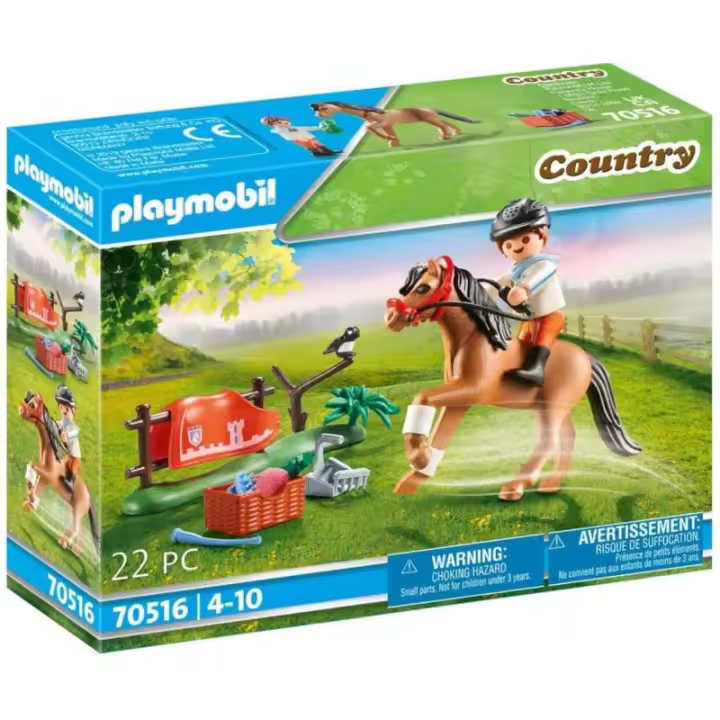 Playmobil coleccionable pony connemara - 1