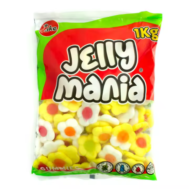 Flores Daisies Ultra Tiernas y Veganas - Sin Gluten Y Sin Lactosa Jake | Formato Bolsa 1KG - 1