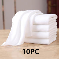 Toallas De Rociador Multifuncionales De Microfibra Suave Blanca 10 Piezas Toallas De Baño De Hotel Toallas De Mano Portátiles Para Limpieza - details 5