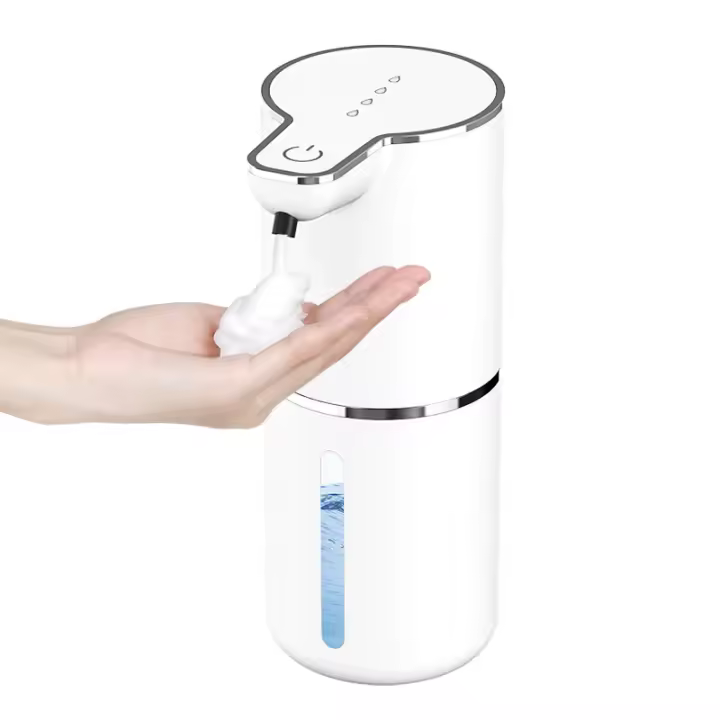 Dispensador De Jabón Automático Sin Contacto 350ml Recargable Por USB Con Espuma Ajustable En 4 Niveles ABS Portátil - 1