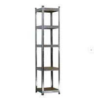 ORION91oficial® - Estantería Metálica Galvanizada | Modular | Almacenaje | 180x40x40cm | Acero y MDF | Antihumedad | Hogar | Trastero | Almacen | Garaje | 5 Baldas Ajustables | Cargas Pesadas 175Kg | Estantería - spaziOrion91 - details 0