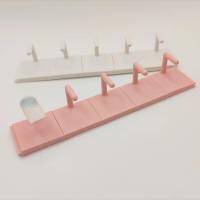Exhibidor De Uñas Postizas Prácticas 5pcs Soporte Desmontable Para Entrenamiento De Uñas Postizas Plásticas Con Base Y Estante De Color De Tinte - details 0