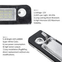 2pcs Lámparas De Placa De Matrícula Para Coche 12V 18 LEDs Brillantes 6000K 1332916 Para Ford-Mondeo MK2 Luz De Señal De Vehículo - details 3