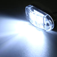 Lámparas De Indicador De Lateral 4 LED 12V-24V Ovaladas Para Camiones Autobuses Y Caravanas Luz De Claridad Para Freno Delantero Y Trasero Accesorio De Vehículo - details 4