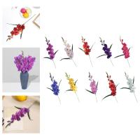 Artificial Gladiolus Flower Para Decoración De Mesa Centro De Mesa De Fiesta De San Valentín Decoración De Oficina Y Festivales Flor De Seda Para Boda Y Aniversario - details 3