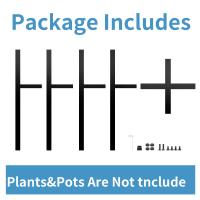 Soporte Ajustable Para Plantas Compatible Con Macetas De 12 a 16 Pulgadas Estructura Expansible De Metal Fácil De Montar Muebles Para Plantas - details 6