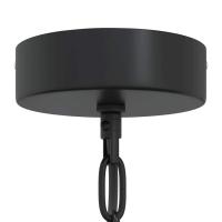 vidaXL Lámpara colgante E27 negra Ø 31 cm Hierro - details 4