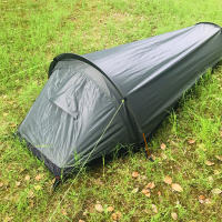 Carpa De Camping Para Un Solo Usuaria Carpa De Montaña Rusa Ligera Con Saco De Dormir Carpa De Un Habitáculo De Viaje - details 3