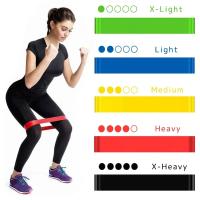 Cinturón Elástico Para Yoga 5PCS Resistencia De Goma Ayuda En Ejercicios De Agachamiento Estiramiento De Caderas En Gimnasio Entrenamiento - details 1