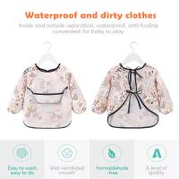 MOV-Babero impermeable para Bebé, delantal de manga Largo, impermeable, para Comer y dibujar,conjunto de elementos coordinados - details 8