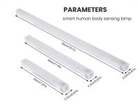 Luces LED Recargables Sin Cable Con Sensor De Movimiento Para Armario Cocina Dormitorio Sensor De Luz Para Gabinete Y Escaleras - details 1