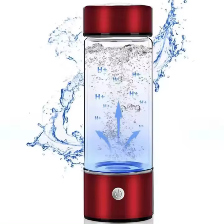 Botella de agua iónica portátil, carga USB, adecuada para viajes en casa y actividades al aire libre, generador de botella de agua de hidrógeno, taza saludable para el hogar, la oficina y los viajes - 1