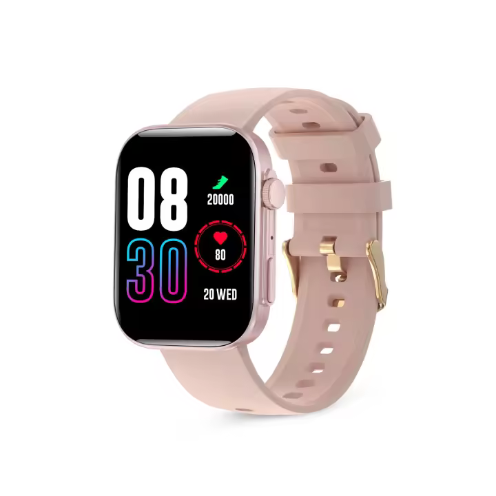 Smartwatch Contact iStyle, Pantalla IPS 2,01", Aut. 5 días, Modos deporte y salud, Llamadas, Asistentes voz, Sumergible, Rosa - 1