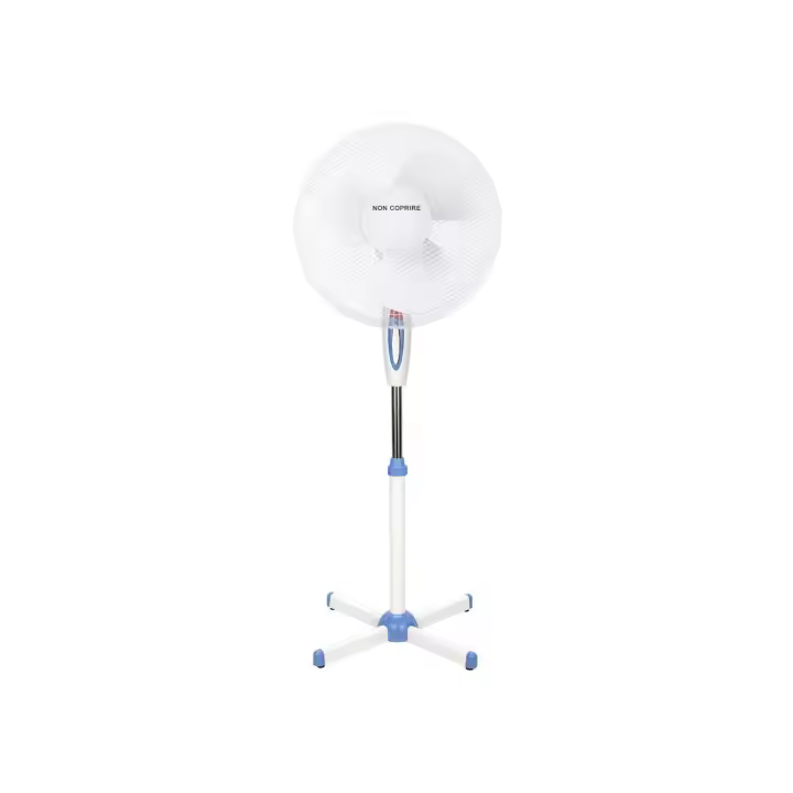 Mediawave Store DGSUMMER Planta Ventilador pala 40cm 3 velocidad potencia 45W 130H cm con luz - 1