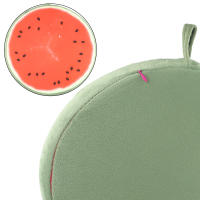 Funda De Cojín Redonda Para Silla De Barra Con Estampado De Frutas De Dibujos Animados Antideslizante Cubierta De Asiento Suave Para Sala De Estar Y Comedor - details 4
