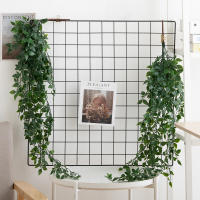 Pared De Plantas Artificiales Vines Colgantes Para Decoración De Hogar Boda Jardín Balcón Baño Material Plástico Verde Falso Tenvity - details 0